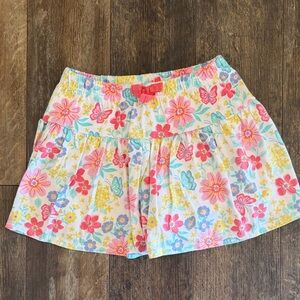 Floral Butterfly Print Skirt